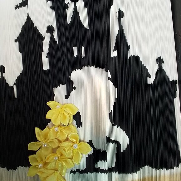 Disney Beauty and The Beast Upcycle Book Sculpture - Picture 4 of 4